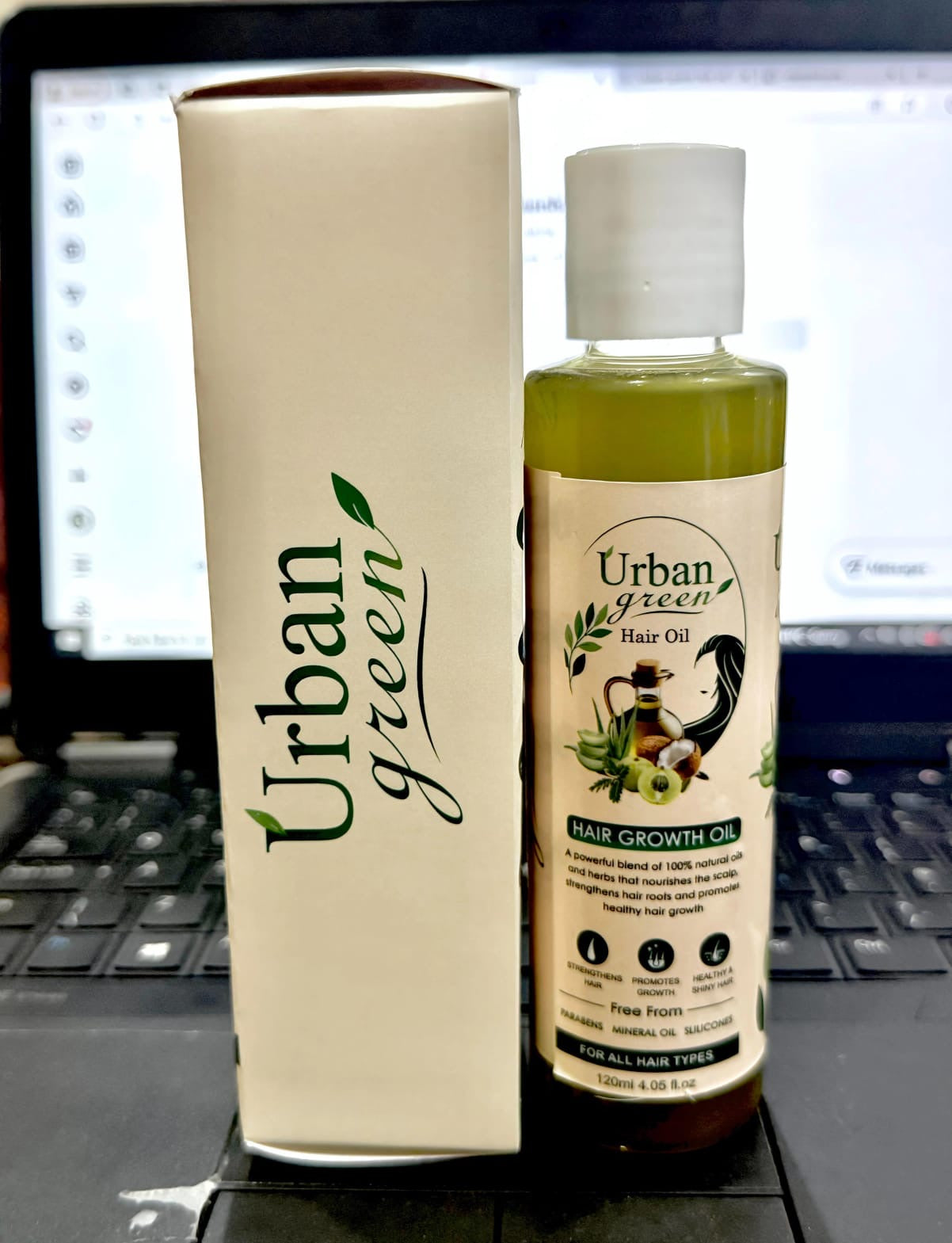 UrbanGreenHairOil™ | 12 Natural Oils Formula