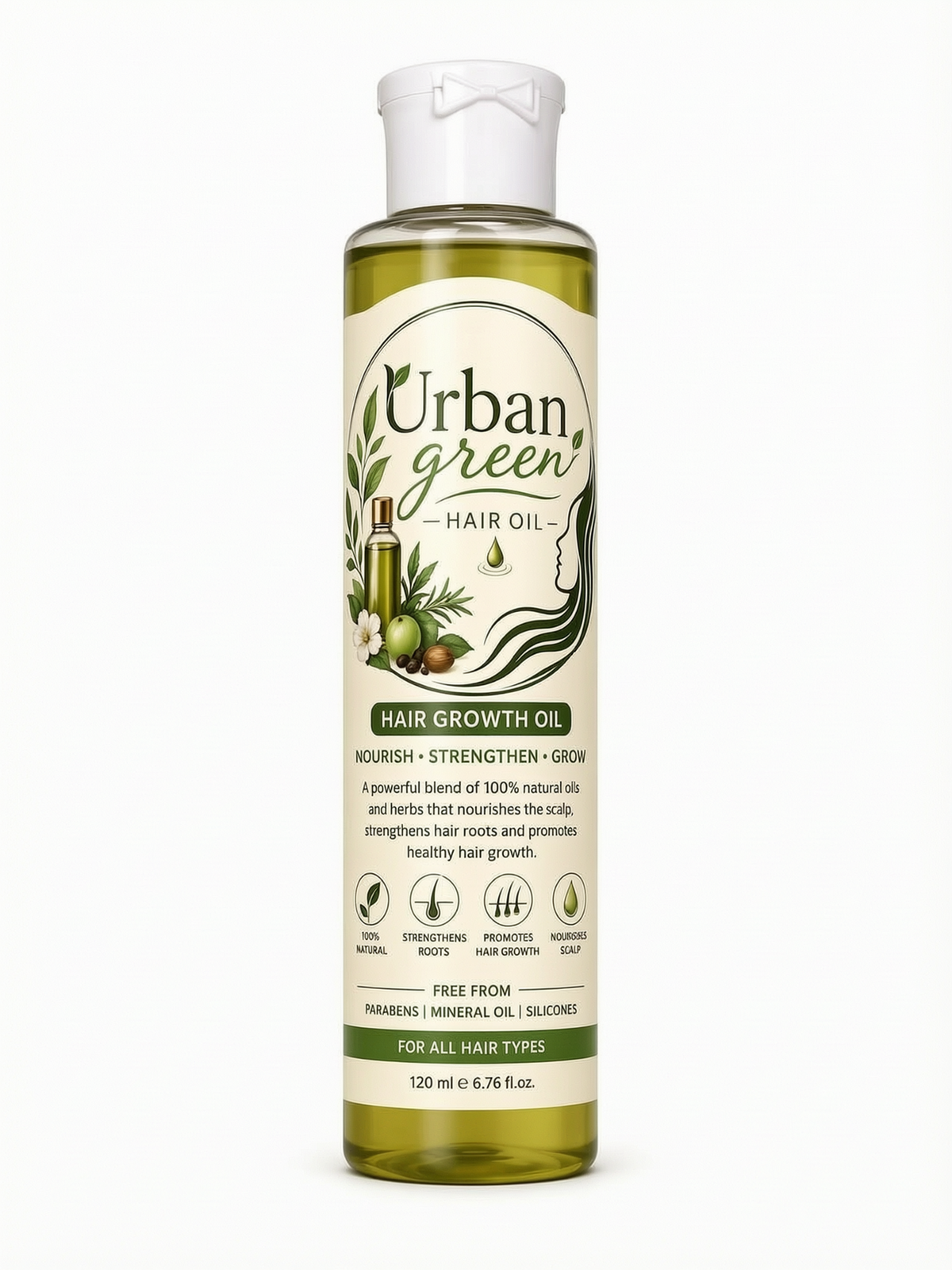 UrbanGreenHairOil™ | 12 Natural Oils Formula