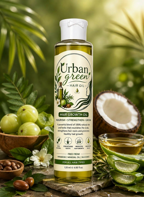UrbanGreenHairOil™ | 12 Natural Oils Formula